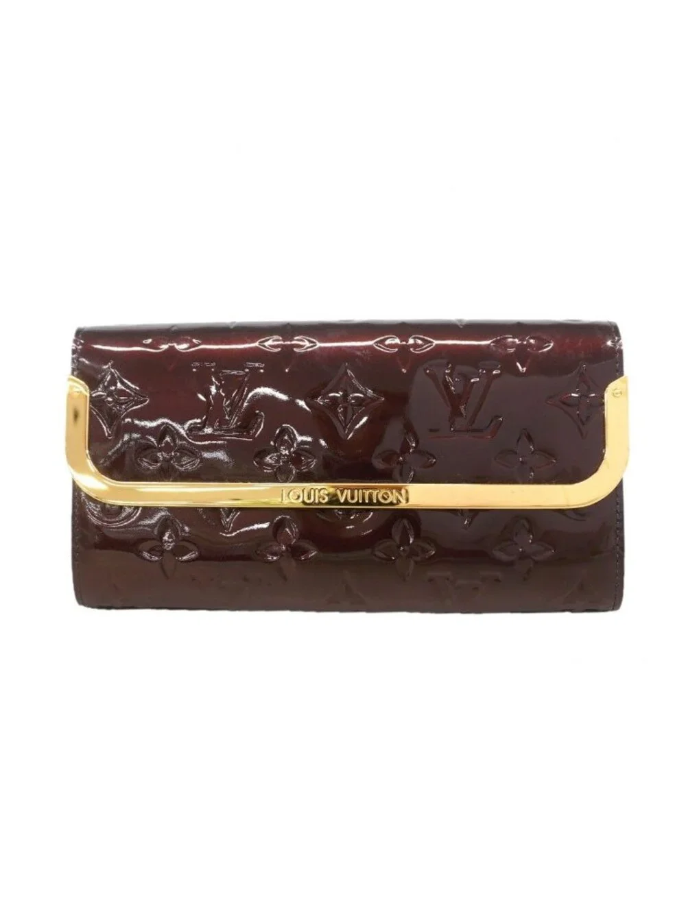 Louis Vuitton Wallet Vernis Portefeuille Rossmore Amaranto